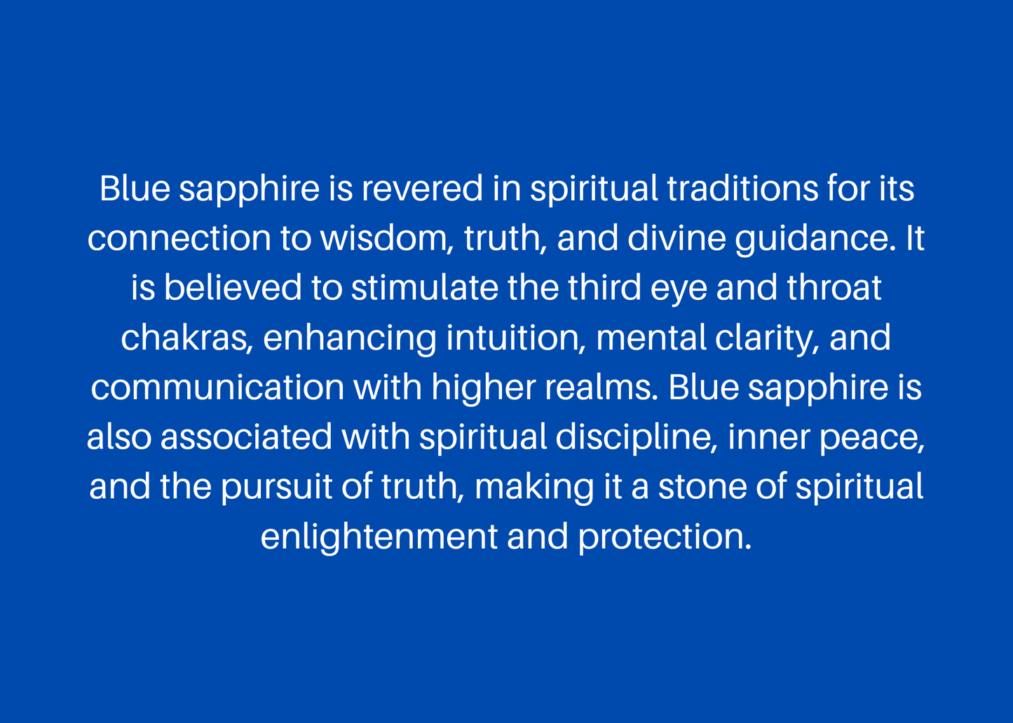 Blue crystals spiritual significance and symbol