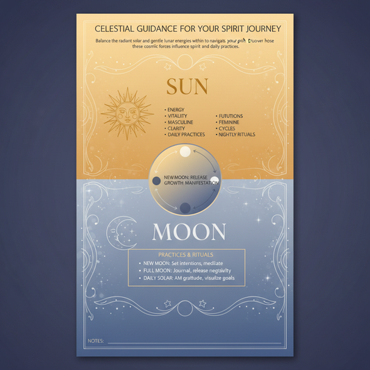 The sun and the moon