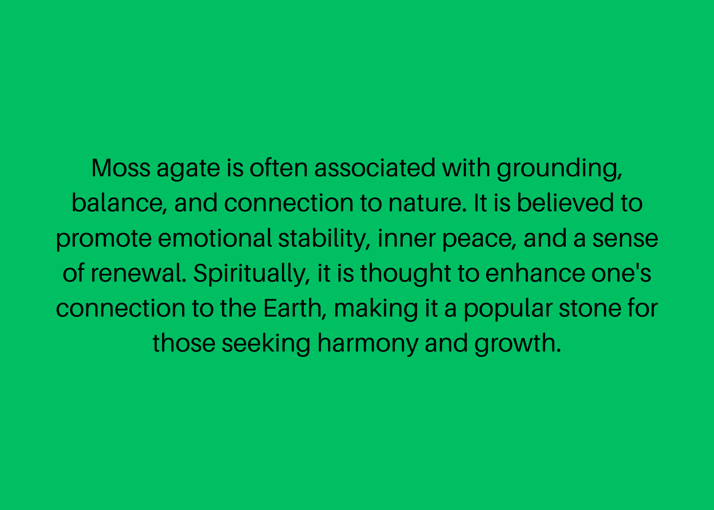 Green Crystals spiritual meaning card