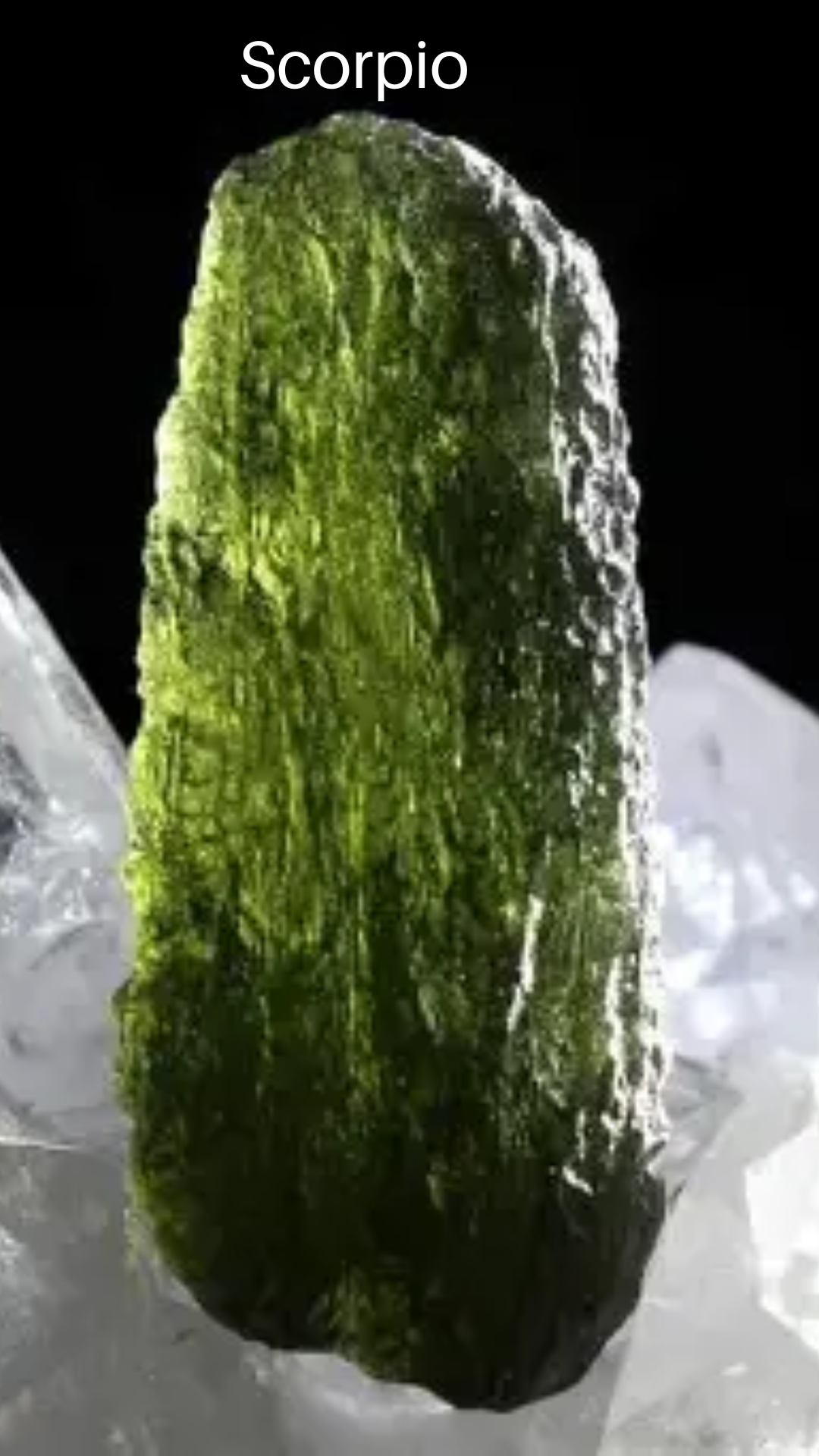 Green crystals cell phone wallpaper associated with the zodiac signs