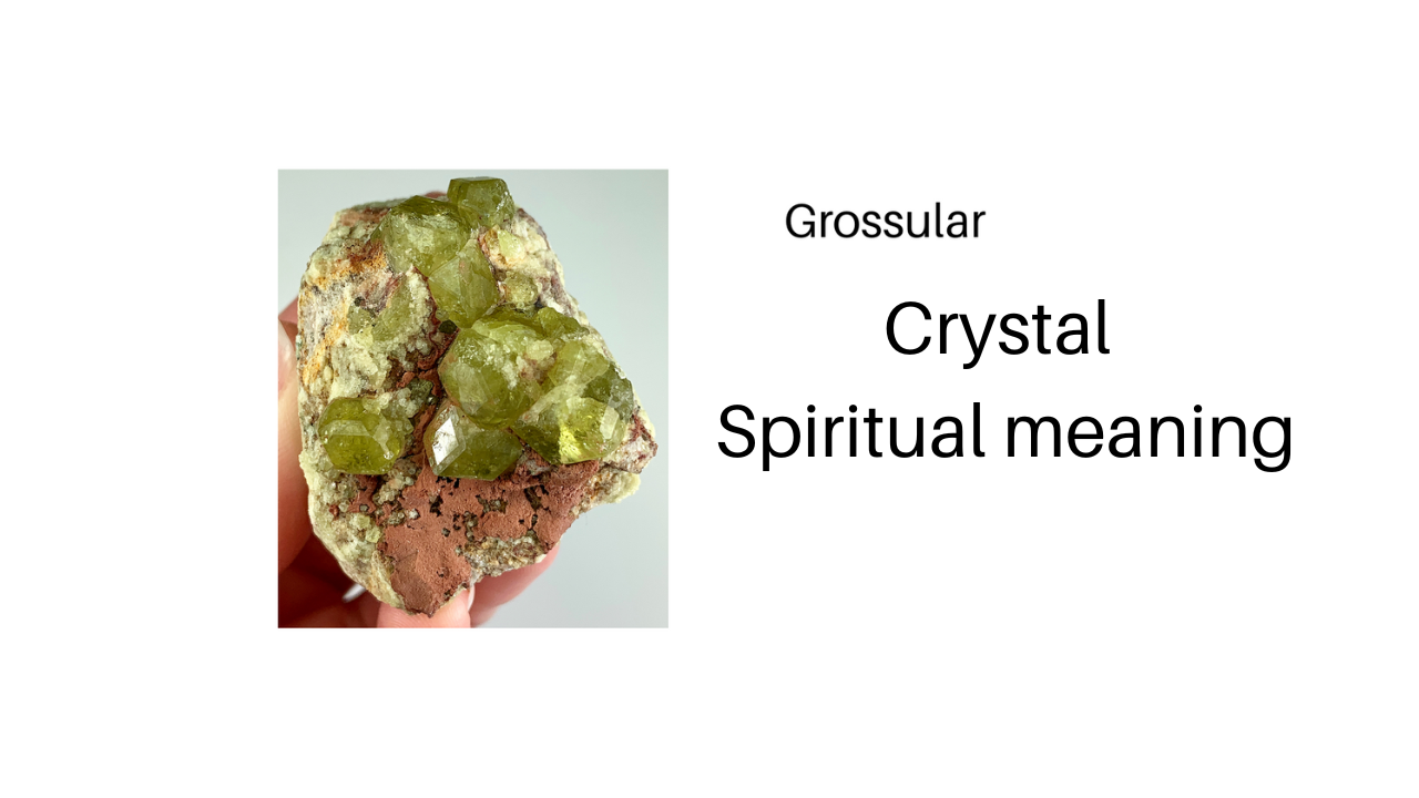 Amazonite, Auralite , Rutilated Quartz, Selenite, Leopard skin Jasper, Iolite, Calcite, Shattuckite, Grossular ,crystal spiritual meaning