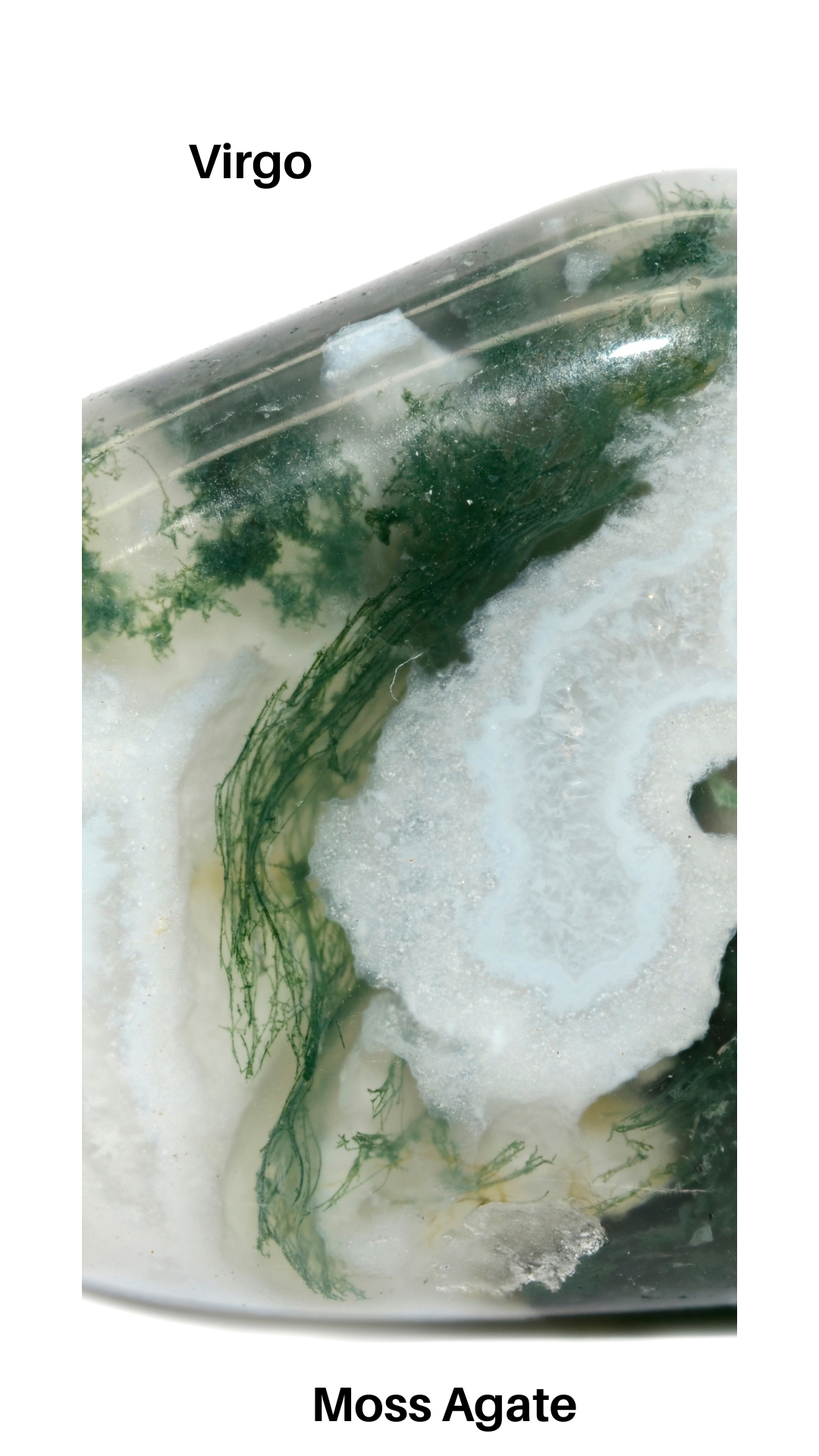 Green crystals cell phone wallpaper associated with the zodiac signs