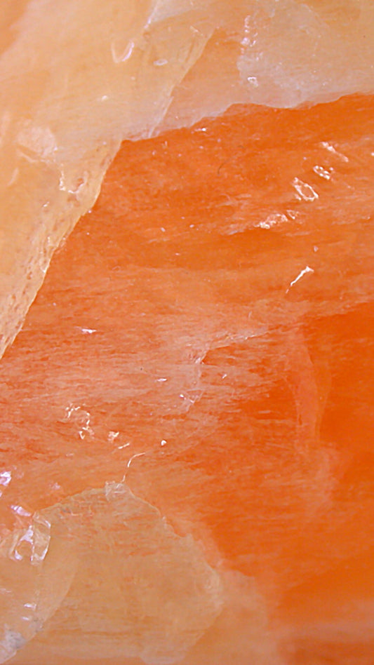 Beautiful orange calcite wallpaper, background for your phone.
