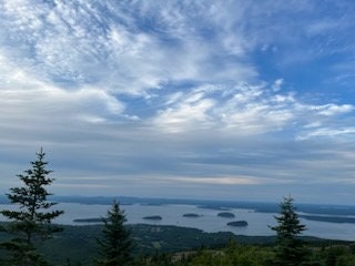 Cadillac mountain in Acadia National Park Amazing experience.