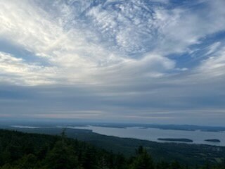 Cadillac mountain in Acadia national park breath taking experience.