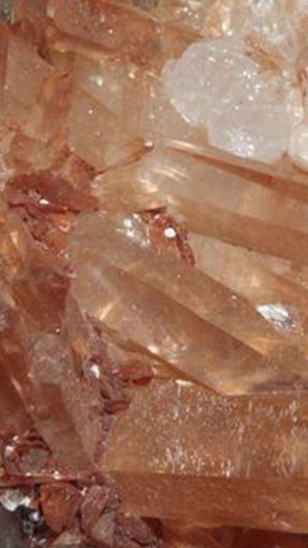 Tangerine Quartz Phone wallpaper