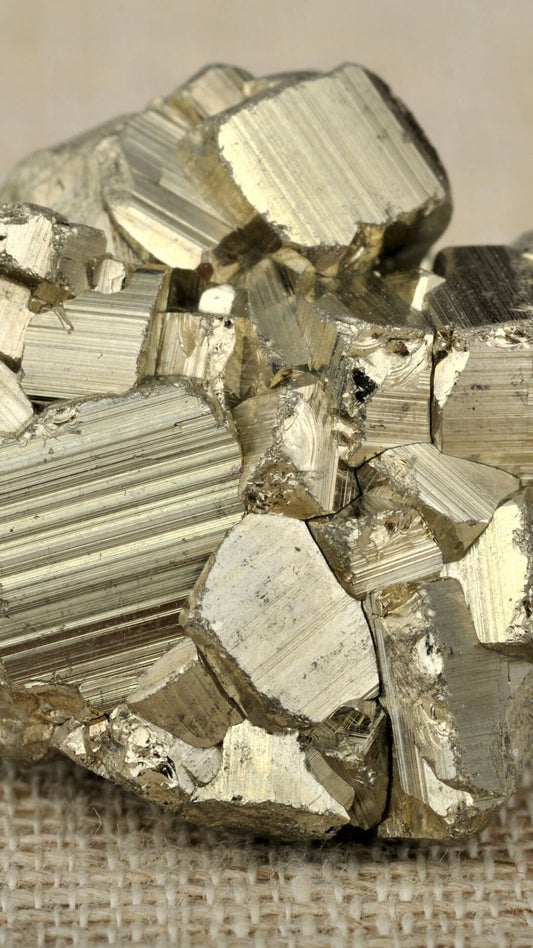 Pyrite (a fool's gold wallpaper)