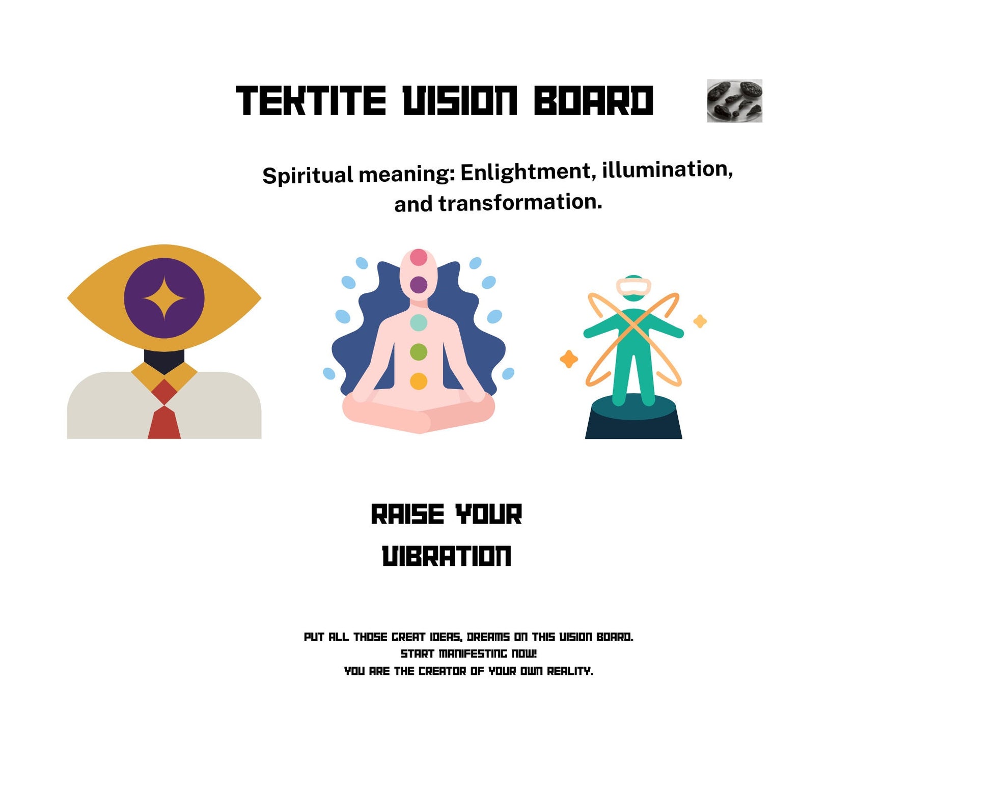Tektite vision board