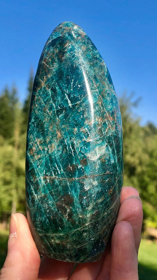 Blue Apatite Phone wallpaper