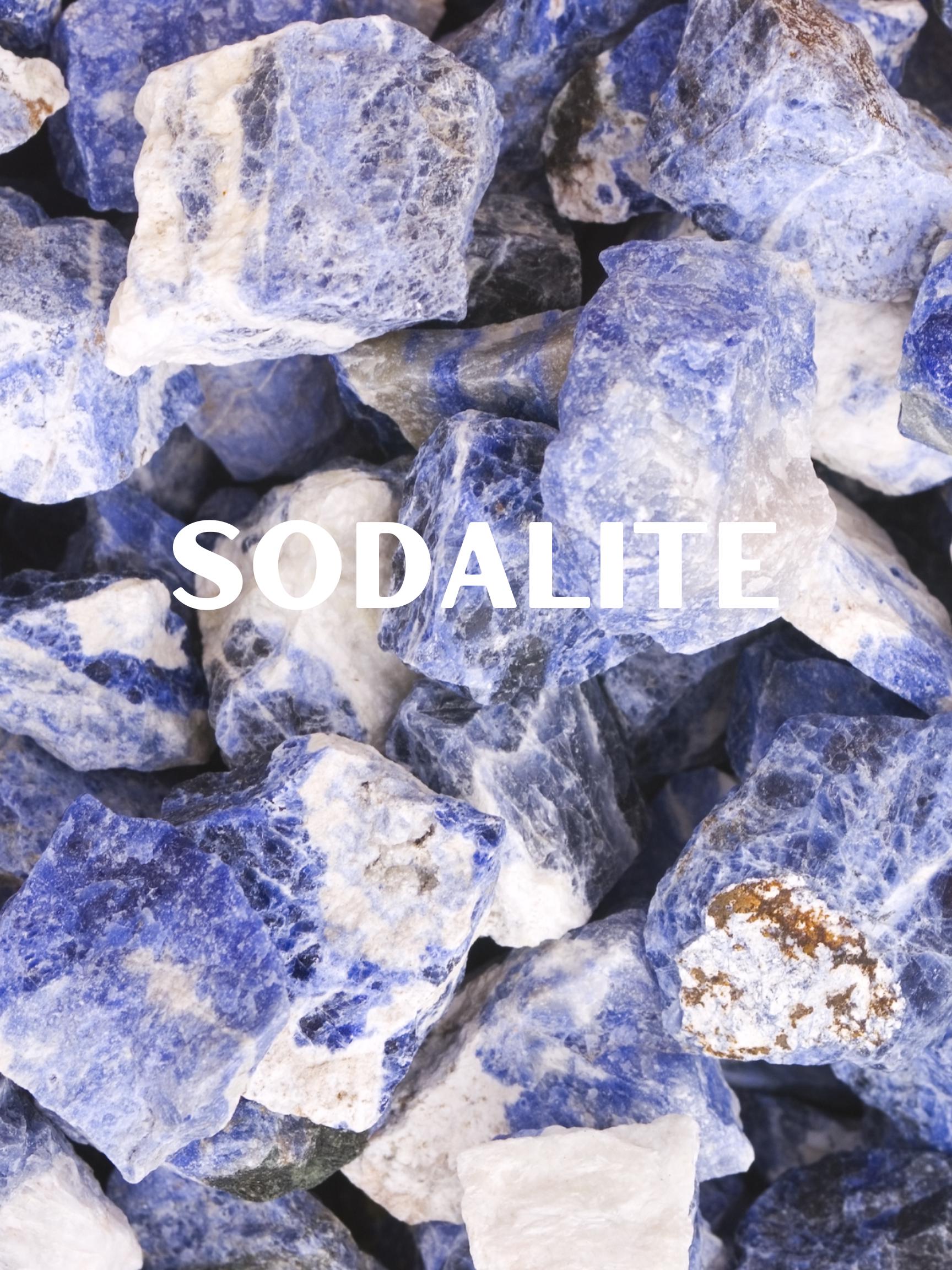 Sodalite Crystal creativity poster
