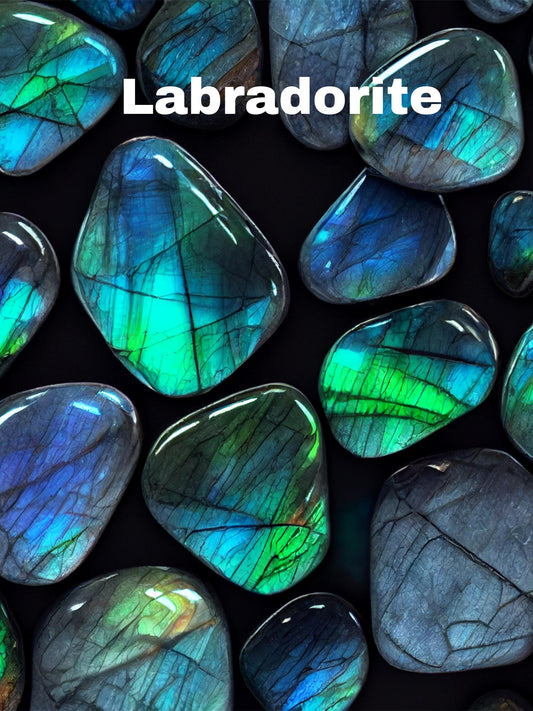 Labradorite Cherish your visions and your dreams 20x28in